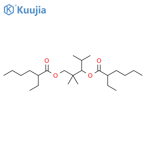 Hexanoic acid, 2-ethyl-, 1,1'-[2,2-dimethyl-1-(1-methylethyl)-1,3-propanediyl] ester structure