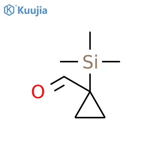 1-(Trimethylsilyl)cyclopropane-1-carbaldehyde structure