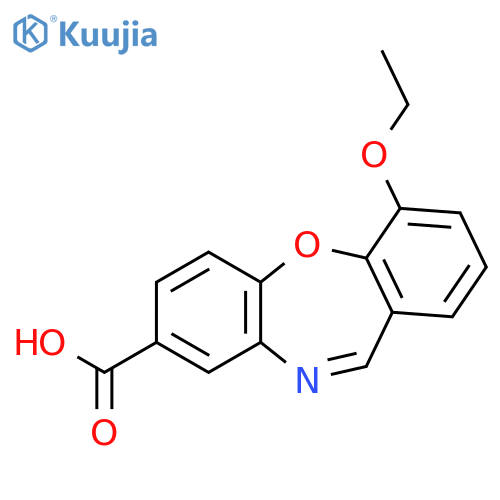 Dibenz[b,f][1,4]oxazepine-8-carboxylic acid, 4-ethoxy- structure