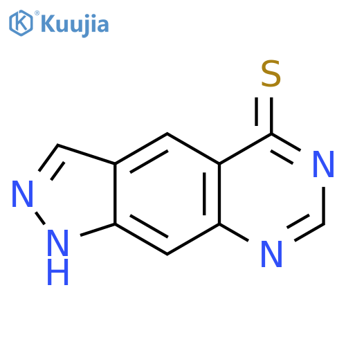 1H-Pyrazolo(4,3-g)quinazolin-5-yl hydrosulfide structure