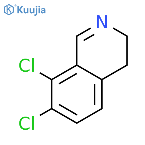 Isoquinoline, 7,8-dichloro-3,4-dihydro- structure