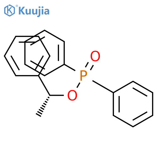 PHOSPHINIC ACID, DIPHENYL-, (1R)-1-PHENYLETHYL ESTER structure