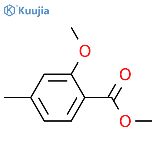Methyl 2-methoxy-4-methylbenzoate structure