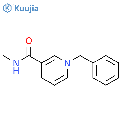 3-Pyridinecarboxamide, 1,4-dihydro-N-methyl-1-(phenylmethyl)- structure