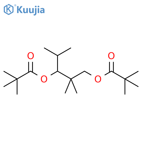 Propanoic acid, 2,2-dimethyl-, 2,2-dimethyl-1-(1-methylethyl)-1,3-propanediyl ester (9CI) structure