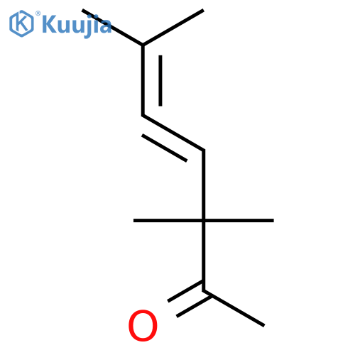 3,3,6-trimethylhepta-4,5-dien-2-one structure