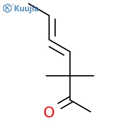 4,5-HEPTADIEN-2-ONE, 3,3-DIMETHYL- structure