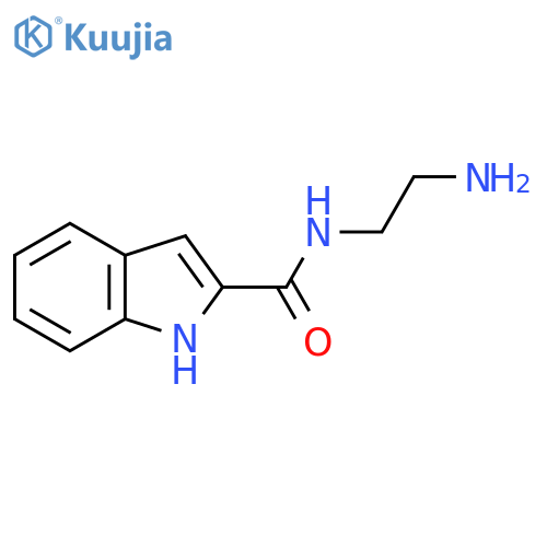 N-(2-Aminoethyl)-1H-indole-2-carboxamide structure
