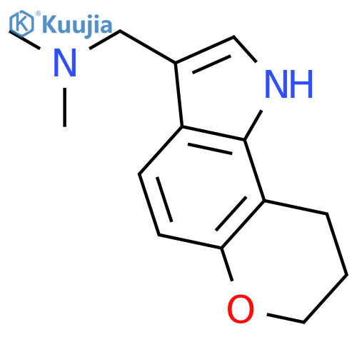 Pyrano[2,3-g]indole-3-methanamine, 1,7,8,9-tetrahydro-N,N-dimethyl- structure
