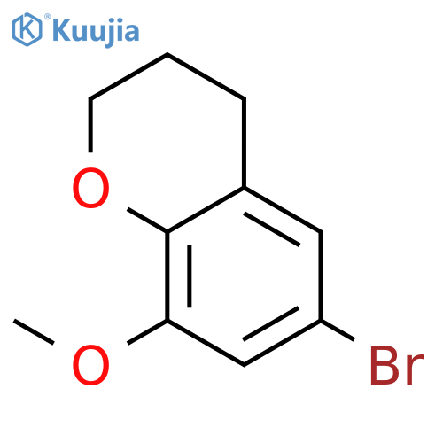 2H-1-BENZOPYRAN, 6-BROMO-3,4-DIHYDRO-8-METHOXY- structure
