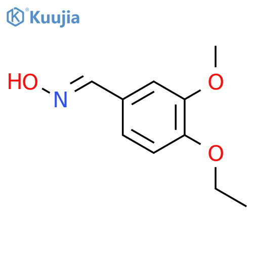 N-(4-ethoxy-3-methoxyphenyl)methylidenehydroxylamine structure