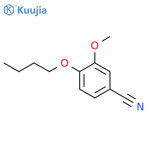 4-BUTOXY-3-METHOXYBENZENECARBONITRILE structure