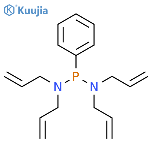 Phosphonous diamide, P-phenyl-N,N,N',N'-tetra-2-propenyl- structure