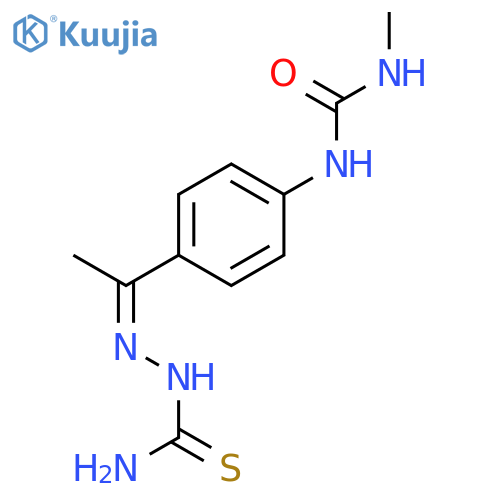 (2E)-2-(1-{4-[(Methylcarbamoyl)amino]phenyl}ethylidene)hydrazine-1-carbothioamide structure