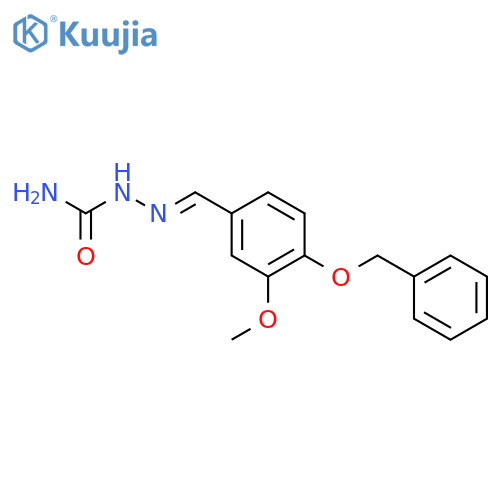 Hydrazinecarboxamide,2-[[3-methoxy-4-(phenylmethoxy)phenyl]methylene]- structure