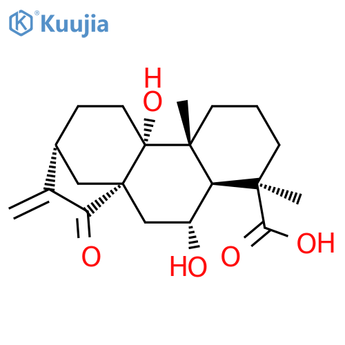 ent-6,9-Dihydroxy-15-oxo-16-kauren-19-oic acid structure