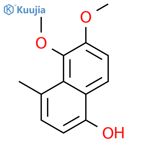 1-Naphthalenol,5,6-dimethoxy-4-methyl- structure