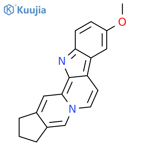 1H-CYCLOPENT[G]INDOLO[2,3-A]QUINOLIZINE, 2,3-DIHYDRO-9-METHOXY- structure