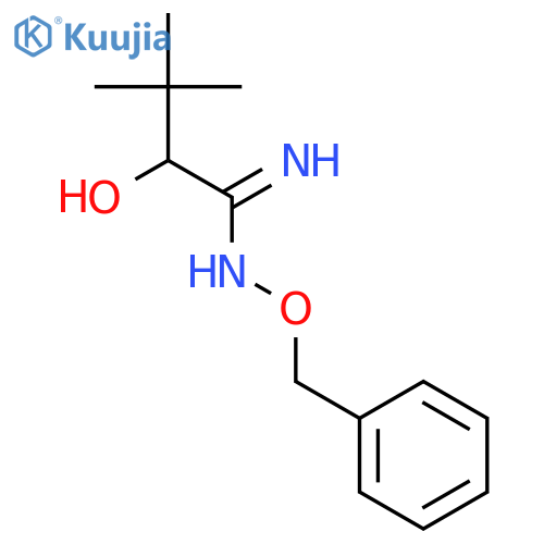 BUTANIMIDAMIDE, 2-HYDROXY-3,3-DIMETHYL-N-(PHENYLMETHOXY)- structure