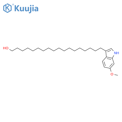 1H-INDOLE-3-OCTADECANOL, 6-METHOXY- structure