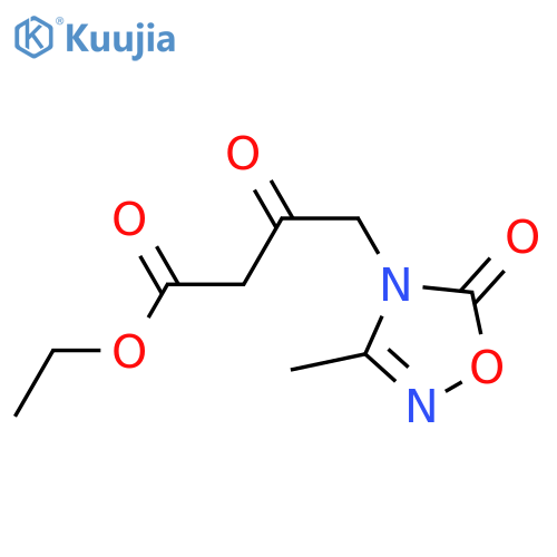 1,2,4-Oxadiazole-4(5H)-butanoicacid,3-methyl-bta,5-dioxo-,ethylester(9CI) structure
