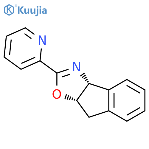 8H-Indeno[1,2-d]oxazole, 3a,8a-dihydro-2-(2-pyridinyl)-, (3aR,8aS)-rel- structure
