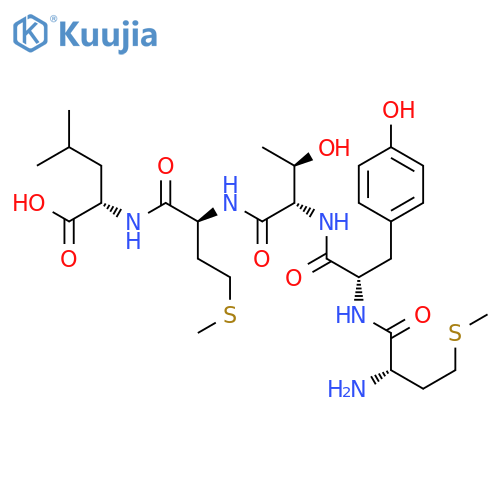 L-Leucine, L-methionyl-L-tyrosyl-L-threonyl-L-methionyl- structure
