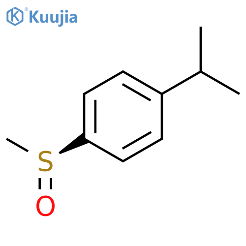 Benzene, 1-(1-methylethyl)-4-[(S)-methylsulfinyl]- structure