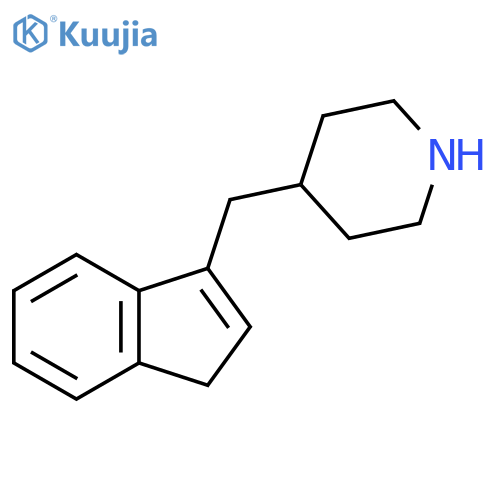 Piperidine, 4-(1H-inden-3-ylmethyl)- structure