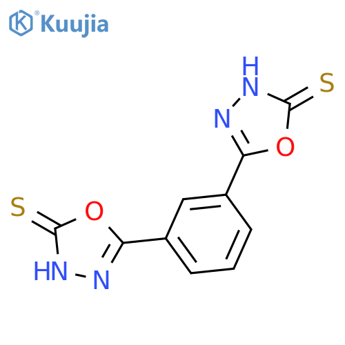 1,3,4-OXADIAZOLE-2(3H)-THIONE, 5,5'-(1,3-PHENYLENE)BIS- structure