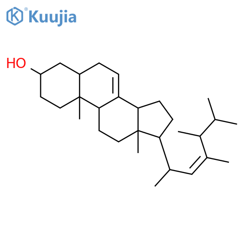 23,24-dimethyl-5alpha-cholesta-7,22-dien-3beta-ol structure