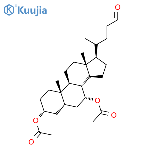 3α,7α-diacetoxy-5β-cholan-24-al structure