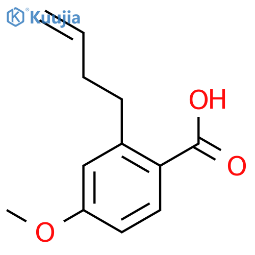 BENZOIC ACID, 2-(3-BUTENYL)-4-METHOXY- structure