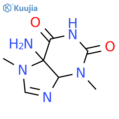 5-Amino-3,7-dimethylxanthine structure