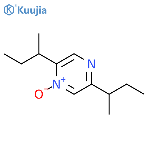 Pyrazine, 2,5-bis(1-methylpropyl)-, 1-oxide structure