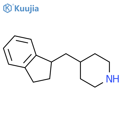4-(2,3-dihydro-1H-inden-1-yl)methylpiperidine structure