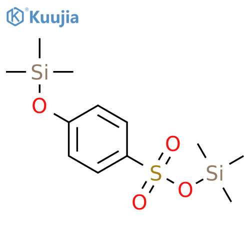Benzenesulfonic acid, 4-[(trimethylsilyl)oxy]-, trimethylsilyl ester structure