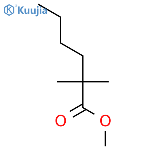 Hexanoic acid, 2,2-dimethyl-, methyl ester structure