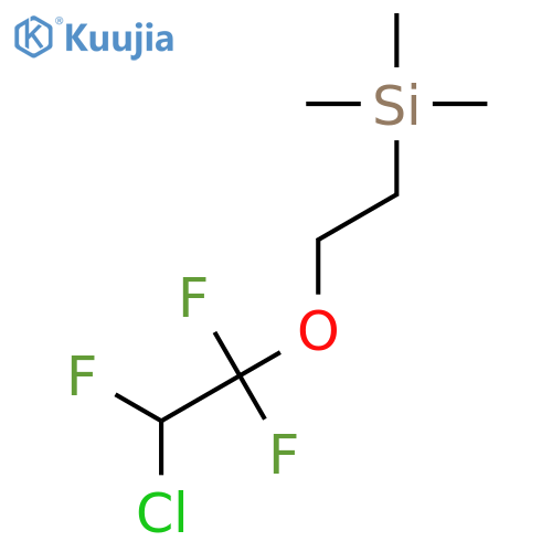 Silane, [2-(2-chloro-1,1,2-trifluoroethoxy)ethyl]trimethyl- structure