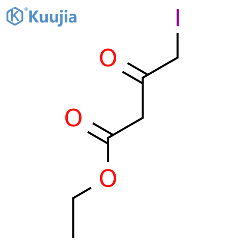 Butanoic acid, 4-iodo-3-oxo-, ethyl ester structure