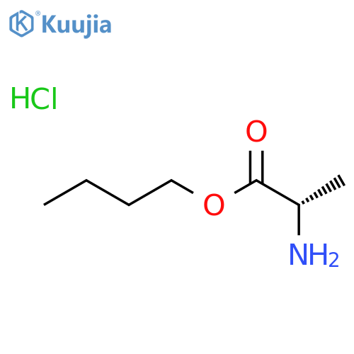 L-Alanine, butyl ester, hydrochloride structure