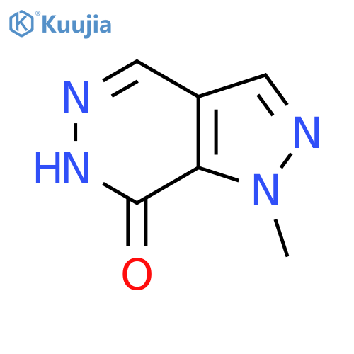 1-Methyl-1H-pyrazolo[3,4-d]pyridazin-7(6H)-one structure