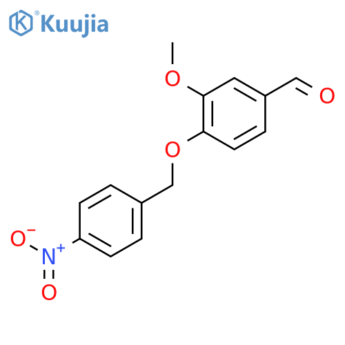 3-Methoxy-4-(4-nitrobenzyl)oxybenzaldehyde structure