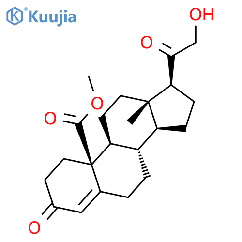 PREGN-4-EN-19-OIC ACID, 21-HYDROXY-3,20-DIOXO-, METHYL ESTER structure