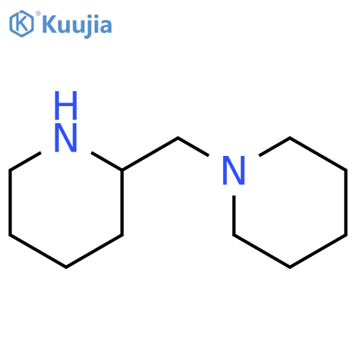 1-(Piperidin-2-ylmethyl)piperidine structure