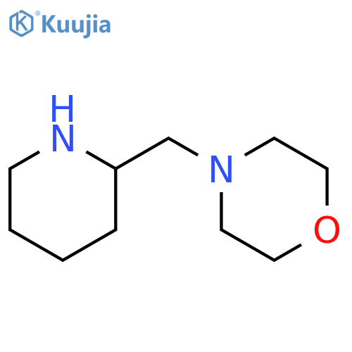 4-[(piperidin-2-yl)methyl]morpholine structure