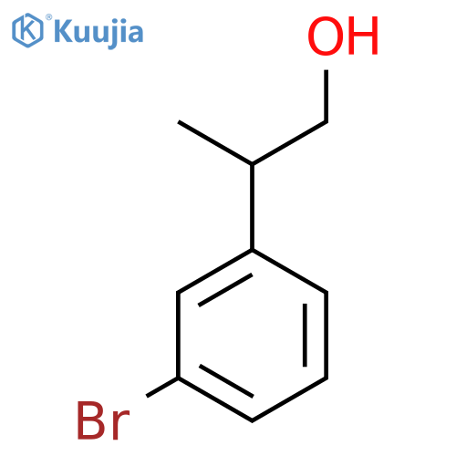 3-Bromo-β-methylbenzeneethanol structure
