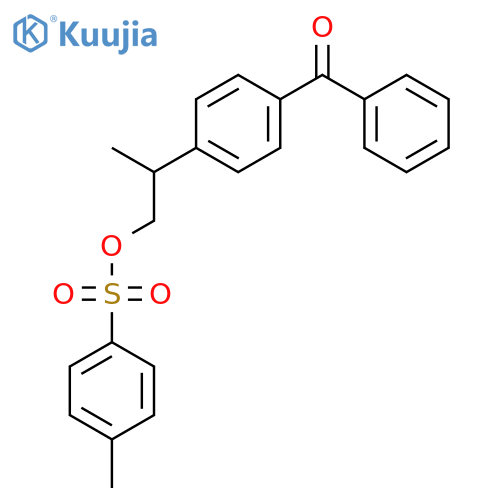 METHANONE, [4-[1-METHYL-2-[[(4-METHYLPHENYL)SULFONYL]OXY]ETHYL]PHENYL]PHENYL- structure