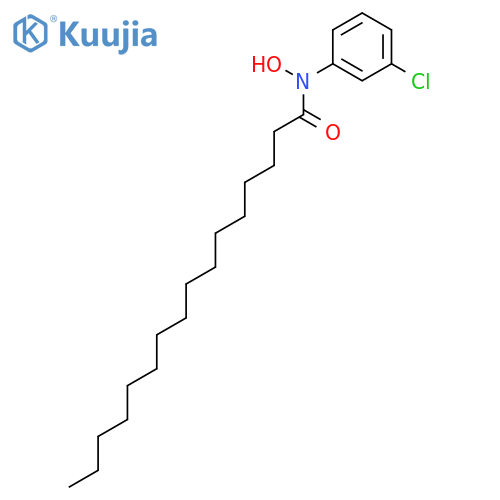 Hexadecanamide, N-(3-chlorophenyl)-N-hydroxy- structure