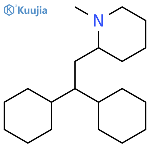 PIPERIDINE, 2-(2,2-DICYCLOHEXYLETHYL)-1-METHYL- structure